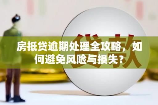 雷州房抵贷逾期处理全攻略，如何避免风险与损失？