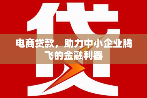 岑溪电商贷款，助力中小企业腾飞的金融利器